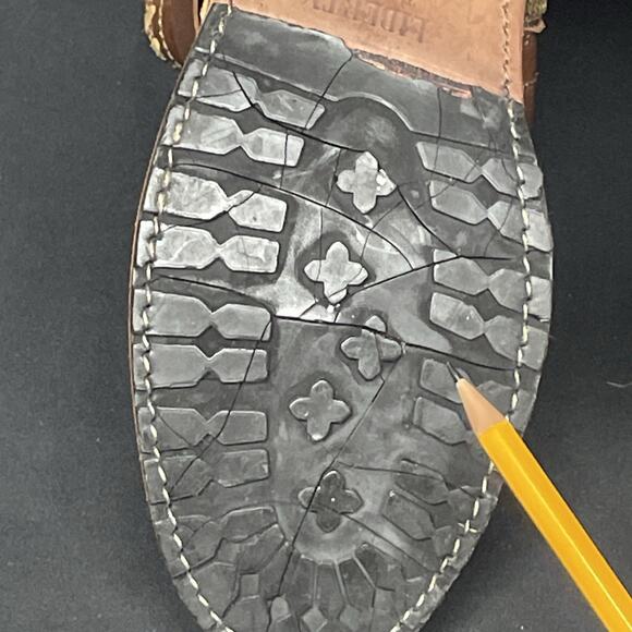 Liberty Black Womens 8.5 Ankle Boots Brown Leather LB711354 Soles Need Repair - Picture 7 of 14